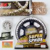 YAMAHA R1 1998 2014 (16t -47t  520) black rear sprocket motorcycle sprocket kit 11s-192-47bk
