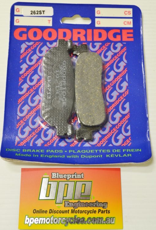 YAMAHA R6 1999 2002 GOODRIDGE REAR BRAKE PADS G626ST FAST POST