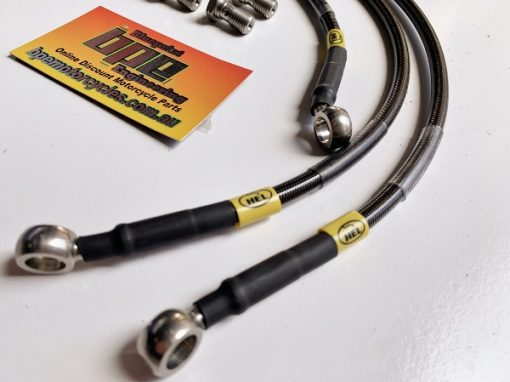 HEL Braided Brake Line Kit For Suzuki DR-Z 400S (1999-2006) – Made In UK