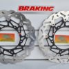 YAMAHA MT-10 ABS  2016 2018 BRAKING RIGHT AND LEFT FRONT BRAKE WK071L WK071R WAVE CONTOUR LIGHT WEIGHT DISCS CENTERS