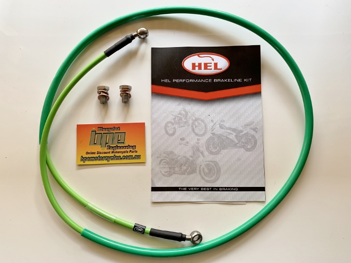 HEL Stainless Steel Front Brake Line Kit For Kawasaki ER5 ER500 (1996-2006) – Performance Brake Hose